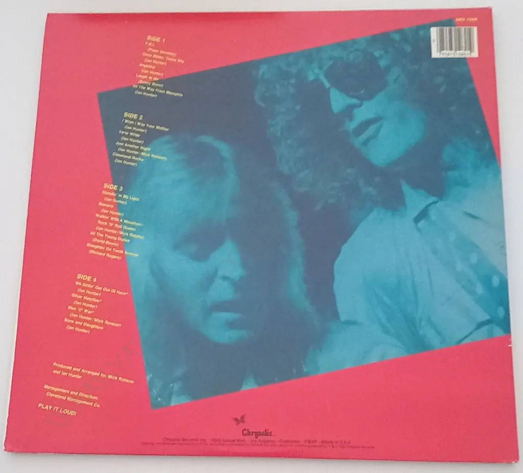 Ian Hunter, Welcome To The Club - Live (Double album) Image 1++